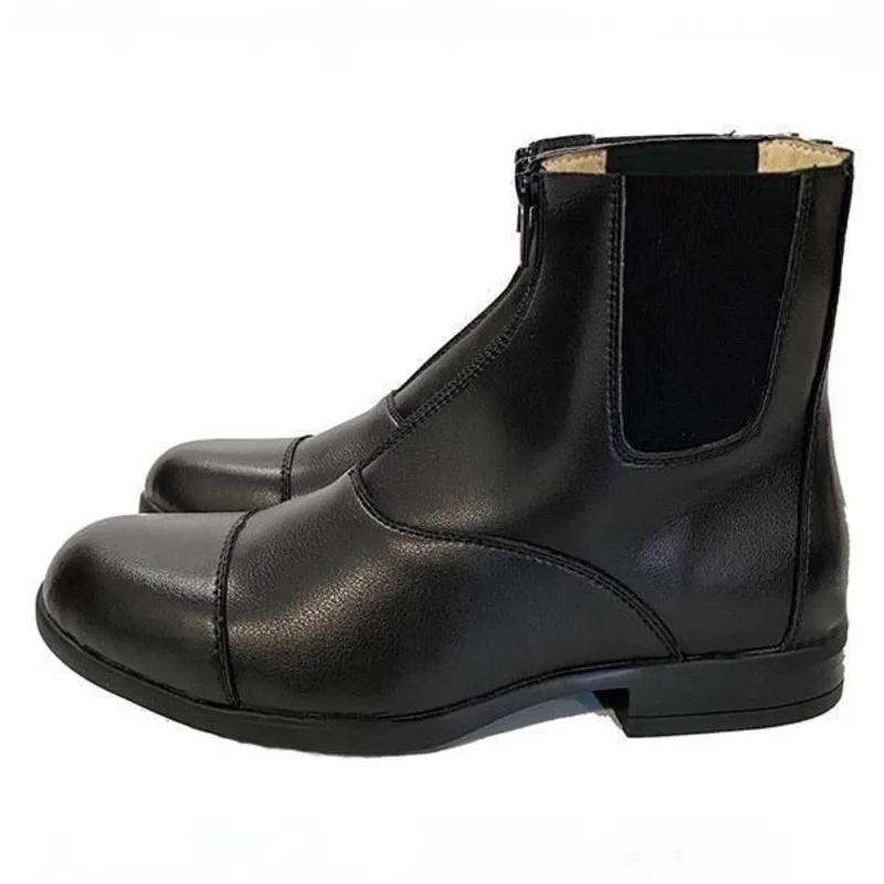 Botas de equitação para crianças e adultos, equipamento equestre, Knight Shoes - Image 1