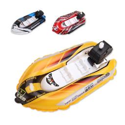 Crianças Inflável Wind up Lancha Clockwork Navio Modelo de Barco Banho Brinquedo Banheira Piscina Água Jogar Jogo Chuveiro Banho Brinquedos - Image 1