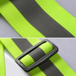 Alta Visibilidade Neon Safety Vest, Cinto Refletivo, Fit for Running, Cycling, Sports, Outdoor Clothes, Hot, 360 Degrees - Image 5