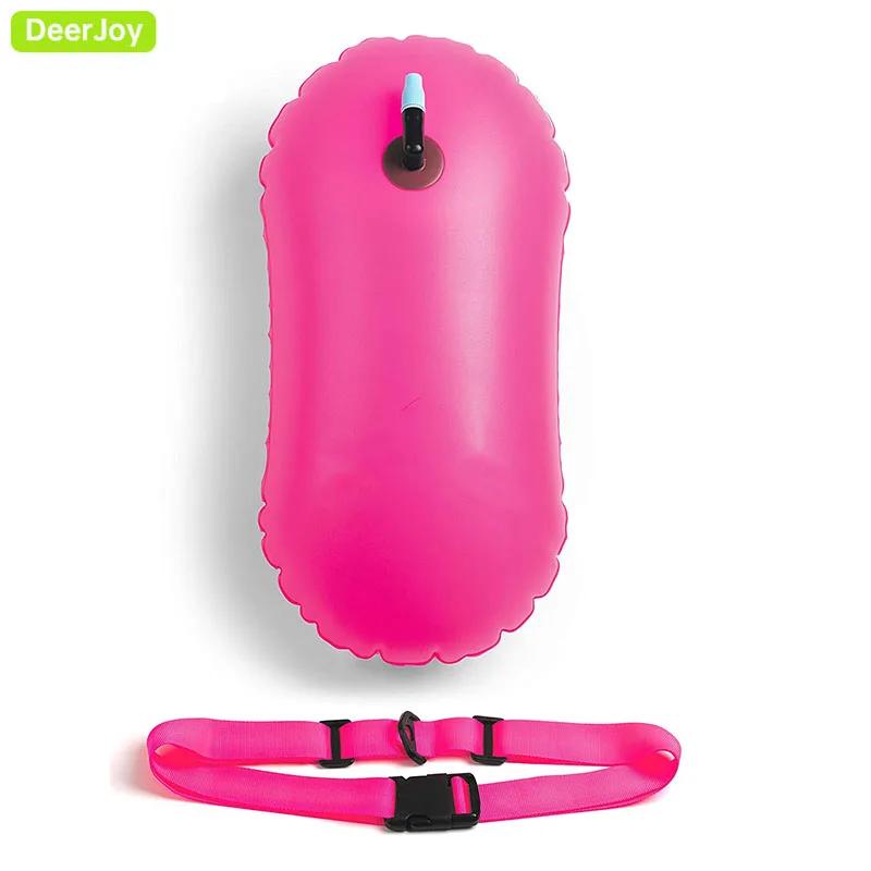 Boia flutuante de segurança com cinto ajustável, boia de natação com bolha para cintura aberta, para natação em água segura, treinamento triatletas - Image 1