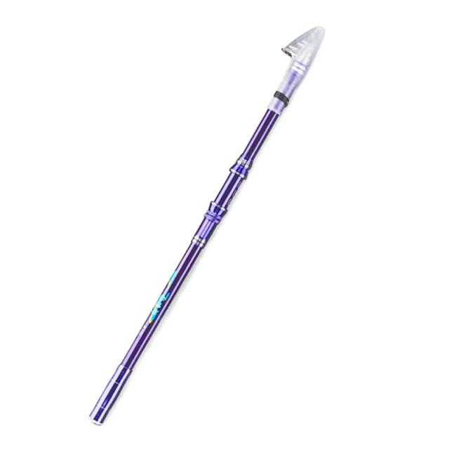Vara de Pesca Telescópica em Carbono Roxo para Pesca de Longa Distância - Opções de 2.1m a 4.5m