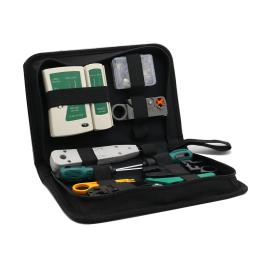 Kit de ferramentas de rede profissional, testador de cabo, manutenção de computador, 9 em 1, ferramentas de reparo, 8p8c rj45, conectores, testador de cabo - Image 2