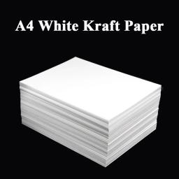 Papel kraft branco a4 diy, artesanato, fazer cartões, papel grosso, papelão, 180g 230g 300g 400g, 20/50 peças, alta qualidade - Image 1