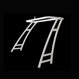 Indy Max frente para barco alumínio Wakeboard Tower, branco revestido - Image 1