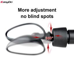 Espelho retrovisor para bicicleta mtb, refletor de visão ajustável, espelho esquerdo para scooter elétrica, bicicleta de estrada, easydo - Image 3