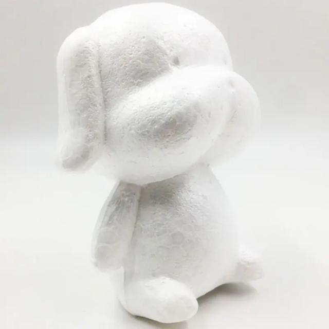 Espuma de Poliestireno para DIY: Modelos de Pug Artesanais em Isopor para Presentes de Natal e Festas de Casamento