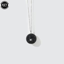 Corrente de Metal com Bola De Strass Pingentes De Carro, Ornamentos Pendurados, Perfuração Completa, Moda Original, Cool Charm, Espelho Retrovisor, Pendurado - Image 3