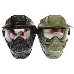 Máscara de paintball de alta resistência ou máscara de airsoft com óculos antiembaçante de lente dupla - Image 4