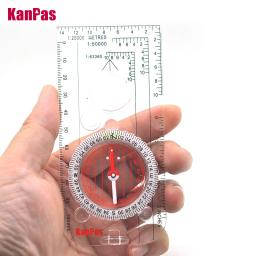 KANPAS Bússola Militar/Para Navegação Ao Ar Livre, Caminhadas, Desenho De Mapas/Ensino Escolar/MA-40-3s - Image 1