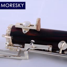 MORESKY-Profissional C Key Oboé de Redwood, Semi, Totalmente Automático, Estilo de Madeira Cocobolo, Cupronickel, Banhado a Prata, S8-CO - Image 6