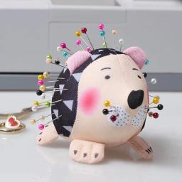Alfinetes de arte e costura de cores mistas, pinos com flor, ferramenta de costura, agulha para artes e escolher o ouriço, almofada + shirtpin com 100 peças - Image 5