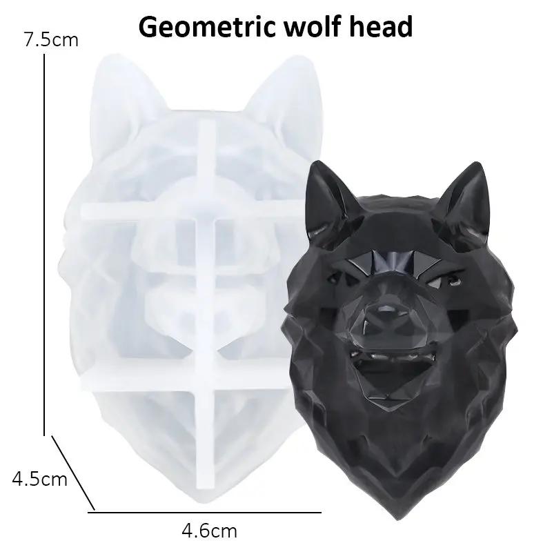 Moldes de resina animal estereoscópico, moldes de fundição de urso de silicone, resina epóxi para chaveiros, faça você mesmo, suprimentos de joias de resina artesanal - Image 1