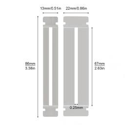 1 par guitarra traste reparação ferramentas de aço inoxidável fretboard guarda protetor traste arquivo fio lixamento limpeza polonês luthier ferramenta - Image 3