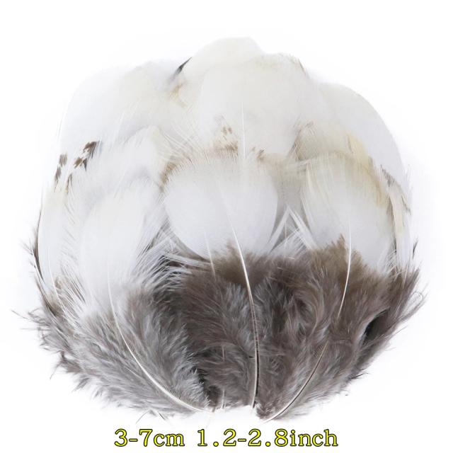 Pacote com 50 Penas de Faisão Peacock Naturais para Artesanato, DIY e Acessórios de Joias - Pequenas Plumas para Decoração em Atacado