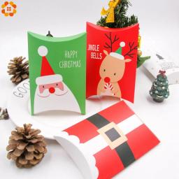Conjunto de caixas para presentes e presentes de natal, cervo, papai, presente para convidados, decoração para festa de natal, 1 unidade - Image 1