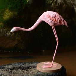 Decoração para casa flamingo rosa bonito de coleção diária, animal, estatueta, jardim de fadas, festa de casamento, ornamento, presentes para amantes de natal - Image 4