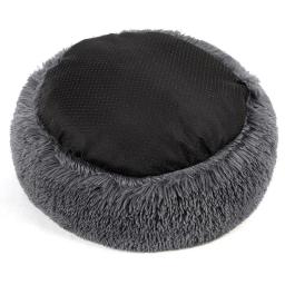 Cama de pelúcia Donut Mand para cães grandes, casa de gato, acessórios para animais, cama para cães, tapete redondo, pequeno, médio, calmante para animais, 100cm, XXL - Image 4