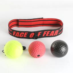Boxe soco bola pontapé boxe reflex bola cabeça banda luta velocidade formação muay tai mma equipamentos de exercício acessórios - Image 4