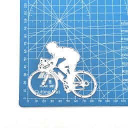 Julyarts montando uma bicicleta scrapbooking corte dados de corte decoração scrapbook papel ofício faca - Image 2