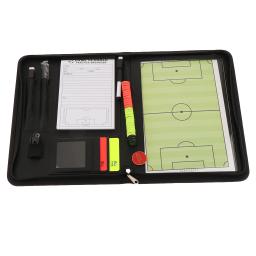 Prancheta magnética do futebol com cartões amarelos e vermelhos, Coaching Boards, futebol treinadores Score Sheet - Image 2