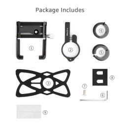 Untoom-alumínio titular do telefone da bicicleta universal, guidão Phone Mount, suporte para MTB, scooter, bicicleta, motocicleta, 3,5 a 7 "Smartphone - Image 6