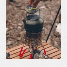 Mini fogão de aquecimento para acampamento ao ar livre, equipamento de aquecimento para acampamento, grelha de aço inoxidável, capa de aquecimento infravermelho, aquecedor de mão - Image 5