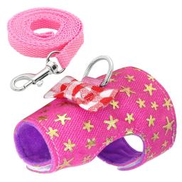 Conjunto de arreios para coelho, coletes e coletes para animais pequenos, hamster, furão, coelho, coelho, alça peitoral - Image 3