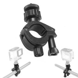 Suporte para celular com tampa, tripé ajustável com braçadeira para bicicleta e flash de led, para câmera de ação - Image 2