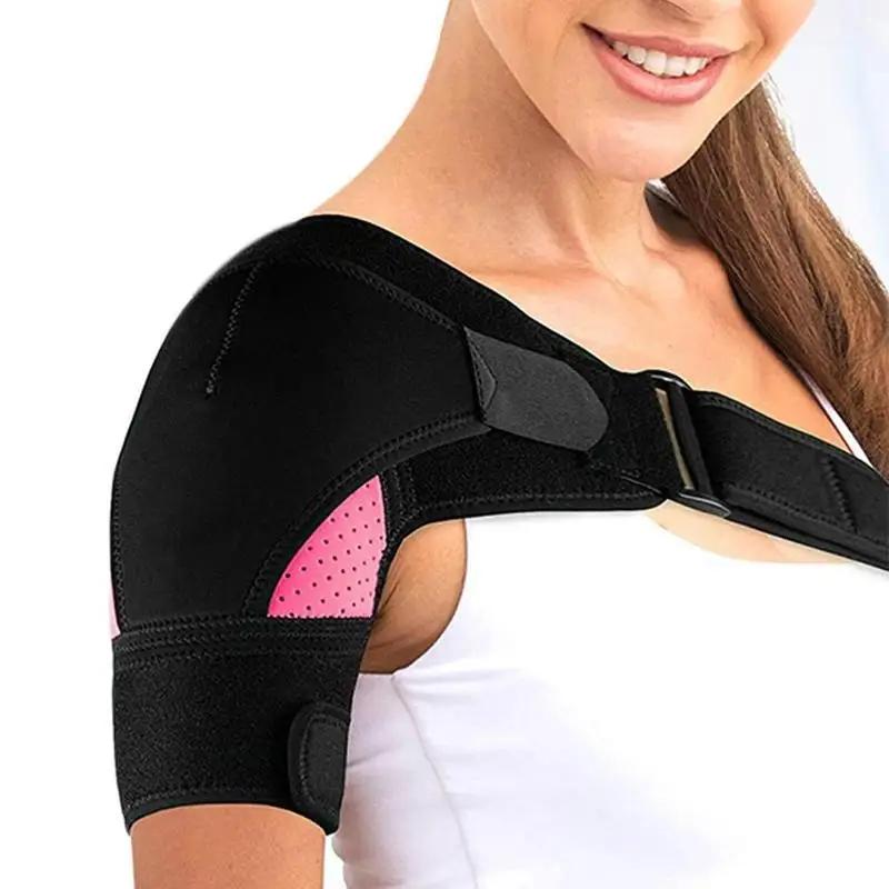 Suporte de ombro respirável com almofada de pressão, luva de neoprene, suporte de gelo, compressão de ombro, ombro, ombro l0p8 - Image 1
