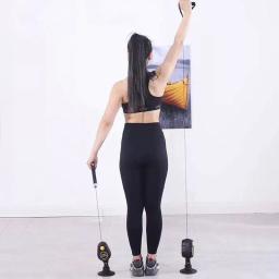 Braço Resistência Rope Trainer, Pilates, Equipamentos de Fitness, Casa, Sucção Cup Maca, Peito Músculo Exerciser, 1pc - Image 5