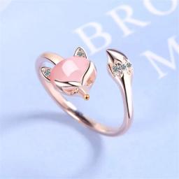 Elegante Margarida Anéis de abertura para mulheres, estilo coreano, ajustável, festa de casamento, anéis de noivado, presente da jóia - Image 2