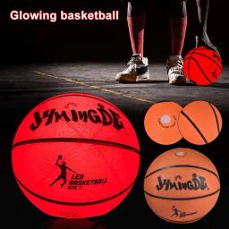Light Up Basquete Alto Brilho LED Basquete De Borracha Crescente Para Treinamento Performances Freestyle - Image 2