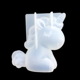 3d urso unicórnio chifre natal veados árvore gato coração amoroso leão lobo pato silicone sugarcraft molde fondant ferramentas de decoração do bolo - Image 3