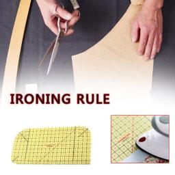 H8wa ferro régua ferramenta de medição retalhos quente alfaiate artesanato pano corte réguas diy ferramentas costura - Image 5