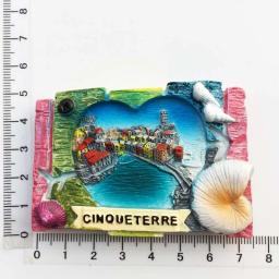 Italiano Cinque Terre Lembranças Turísticas Frigorífico Ímãs, Magnetic Frigorífico Adesivos, Home Kitchen Decoração Presentes - Image 5