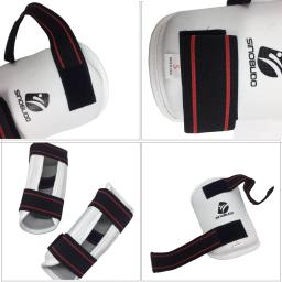 Profissional wtf taekwondo braço protetor de canela guarda boxe sparring sanda taekwondo boxe leggings braço protetor mma engrenagem - Image 6