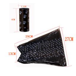 1/5 rolo biodegradável saco de cocô de cão de estimação zero resíduos sacos de cocô de cão dispensador produtos para animais de estimação cães saco de cocô de maca - Image 6