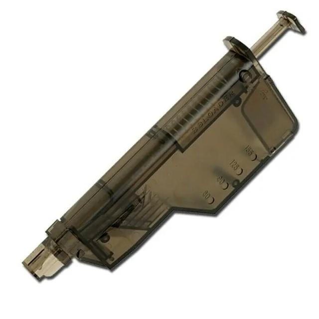 Carregador de Alta Velocidade Tactical Airsoft de Plástico para 220 BBs com Manivela e Adaptador Militar para AK, MP5, G36 e AR15