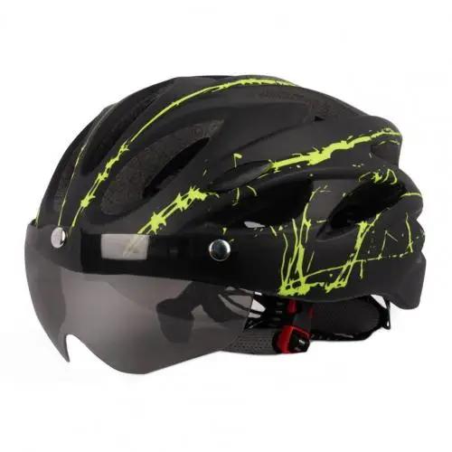 Capacete de ciclismo, com lente para viseira, para bicicleta, mountain bike, esportes, 54-62cm - Image 1