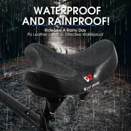West biking ergonômico macio selim de bicicleta ampliar engrossar almofada mtb estrada sela confortável respirável assento ciclismo - Image 5
