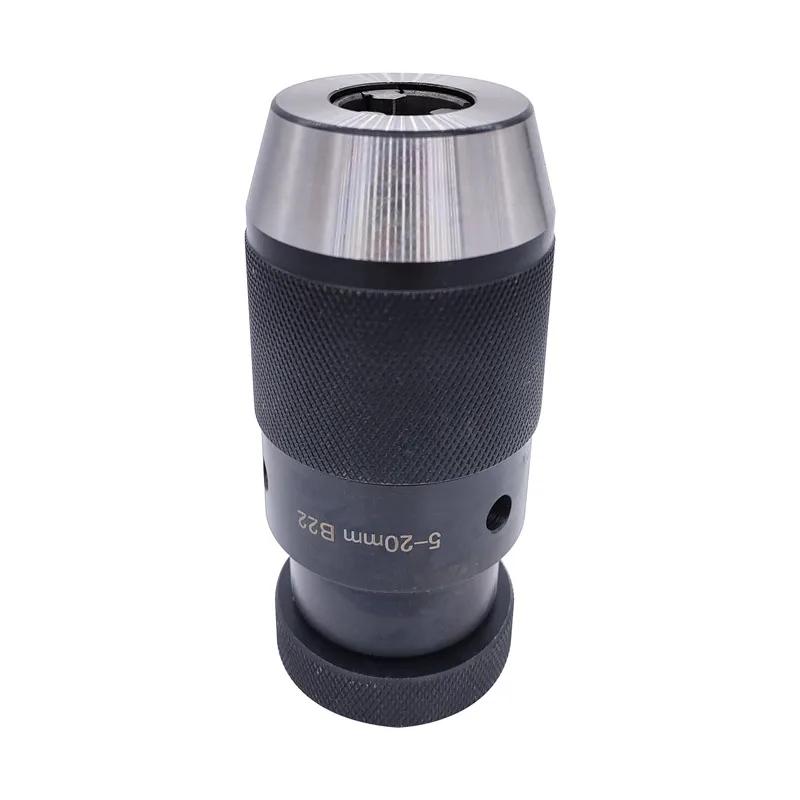 Mandril de broca de 5-20mm b22 para máquinas-ferramentas e ferramentas portáteis ferramenta de torno de mandril de broca keyless profissional - Image 1