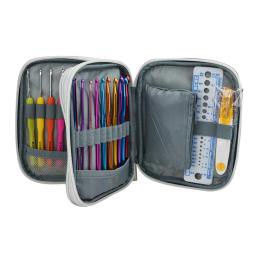 ["2023 Ferramenta de Costura de Fios Sacos de Armazenamento para Pequenos Projetos Organizador de Armazenamento de Fios Faça Você Mesmo para Roupas Armazenamento para Costuras Bolsa Tote de Tricô"] - Image 5