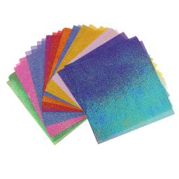 Papel de duas faces com glitter para iniciantes, papel de duas faces e cores mistas, 2.76 tamanhos, papel quadrado e fácil de dobrar para iniciantes, 50 peças - Image 5