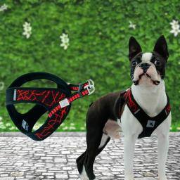 Coleira para cães, suprimentos para animais de estimação, ambiente externo, colete ajustável, para cães pequenos e médios, acessórios para pet - Image 1