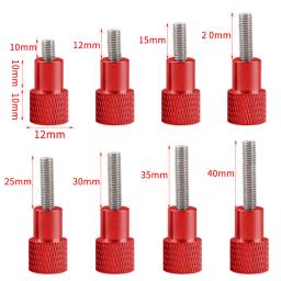 Parafuso de aço inoxidável M5, Knob recartilhado, Flat Step, Round Head, Alloy Aluminum, Hand Screws for GoPro, 10-40mm Length - Image 6