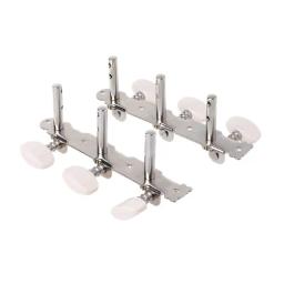 Conjunto de 2 peças de cabeças de afinador de guitarra, acessórios de peças para violão clássico e prata - Image 5