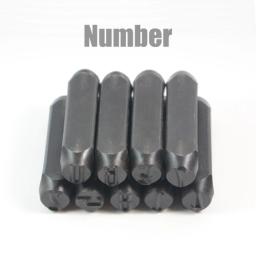 Alphabet Letters and Number Stamps Set, Steel Metal Punch Tool, DIY Leather Craft Decoration, Jewelry Logo Stamp, All Size, Box - Image 6