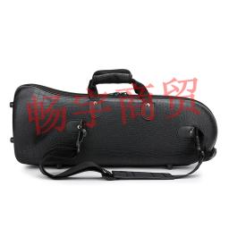 Estojo trompete estilo moda de alta qualidade bolsa de instrumento em bronze mochila portátil reforçada caixa moldada acessórios de trompete - Image 4