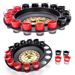 Criativo Rússia Beber Turntable Shot Glass, Roleta Set Novidade, Jogo com 16 Copos de Tiro, Festa Adulto - Image 2