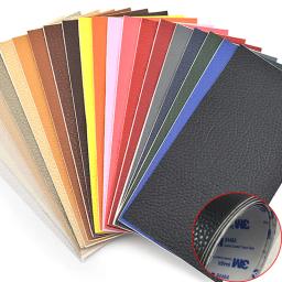 A4 a5 50*120cm padrão de lichia volta auto-adesivo vara falso couro do plutônio tecido reparação remendo adesivo para sofá saco de carro diy artesanato - Image 4
